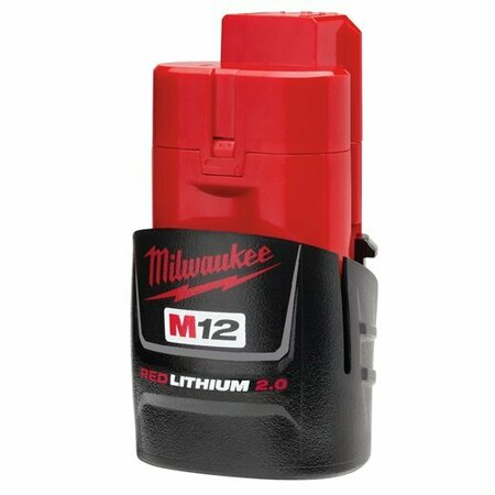 MILWAUKEE TOOL M12 Redlithium 12V Cp2.0 2.0 Ah Compact Battery ML48-11-2420